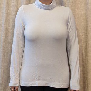 Pale Blue Turtleneck